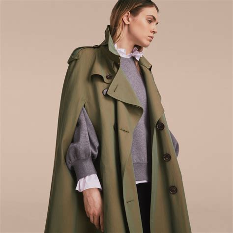 burberry olive cape|Burberry wraps for women.